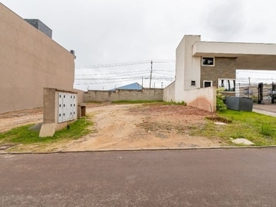 Terreno no condomínio residencial vicenza à venda, 213,96m² por r$ 399.000 - braga – são josé dos pinhais/pr