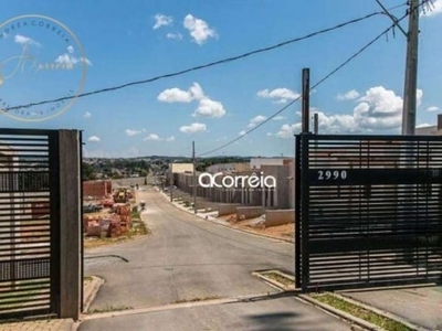 Terrenos em condomínio, de vários tamanhos. à venda, 101 m² por r$ 147.175 - abranches - curitiba/pr