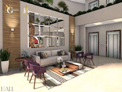 Apartamento em Campo da Aviação, Praia Grande/SP de 62m² 2 quartos à venda por R$ 459.000,00