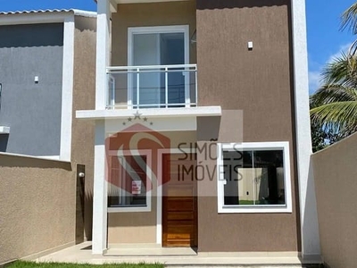 Casa em Barroco (Itaipuaçu), Maricá/RJ de 104m² 3 quartos à venda por R$ 528.000,00