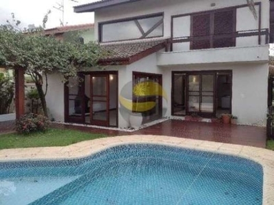 Casa em condomínio fechado com 3 quartos para alugar na aldeia da serra, santana de parnaíba , 236 m2 por r$ 9.000