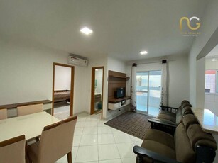 Apartamento em Vila Mirim, Praia Grande/SP de 55m² 1 quartos à venda por R$ 319.000,00