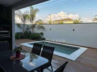 Casa com 3 dormitórios, 170 m² - venda por r$ 1.265.000,00 ou aluguel por r$ 7.264,67/mês - condomínio terras do vale - caçapava/sp