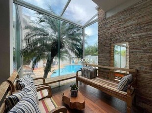 Casa com 4 dormitórios para alugar, 350 m² por r$ 16.500,00/mês - royal park residence & resort - londrina/pr