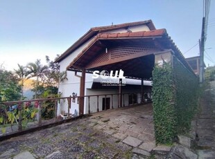 Casa em condomínio para venda em teresópolis, parque do imbui, 5 dormitórios, 3 suítes, 5 banheiros, 2 vagas