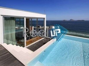 Cobertura com 3 quartos para alugar na rua prudente de morais, --, ipanema, rio de janeiro por r$ 55.500