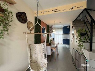 Sobrado semi mobiliado com 2 suítes, à venda, 61 m² por r$ 330.000 - jardim iririú - joinville/sc