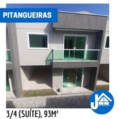 Casa para venda com 93 metros quadrados com 3 quartos em Pitangueiras - Lauro de Freitas -