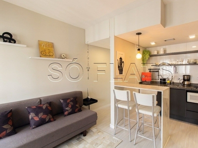 Flat em Moema, São Paulo/SP de 37m² 1 quartos à venda por R$ 689.000,00