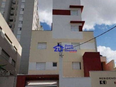 Apartamento, 34 m² - venda por r$ 265.000,00 ou aluguel por r$ 1.814,40/mês - vila antonieta - são paulo/sp