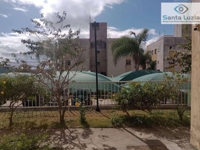 Apartamento com 2 dormitórios, 47 m² - venda por r$ 150.000 ou aluguel por r$ 750/mês - liberdade - santa luzia/mg