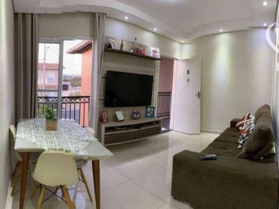 Apartamento com 2 dormitórios à venda, 56 m² por r$ 320.000,00 - vargeão - jaguariúna/sp