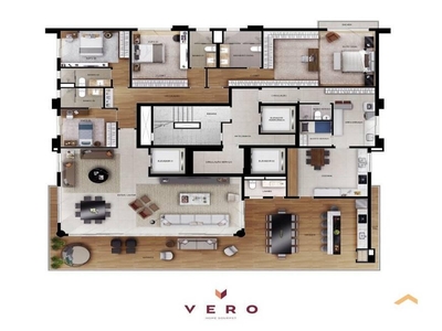 Apartamento com 4 quartos à venda, 326.0m²