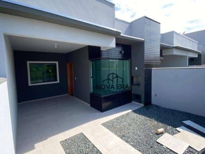 Casa com 2 dormitórios à venda, 71 m² por r$ 350.000 - itacolomi - balneário piçarras/sc