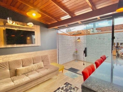 Casa em condomínio fechado com 2 quartos à venda na avenida paulo roberto vidal, 2494, bela vista, palhoça, 40 m2 por r$ 297.000