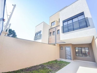 Casa em condomínio fechado com 3 quartos à venda na rua major theolindo ferreira ribas, 2147, boqueirão, curitiba, 127 m2 por r$ 709.000