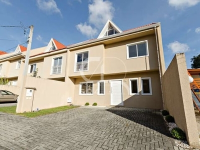 Casa em condomínio fechado com 3 quartos à venda na rua tenente-coronel servando de loyola e silva, 815, barreirinha, curitiba, 125 m2 por r$ 750.000