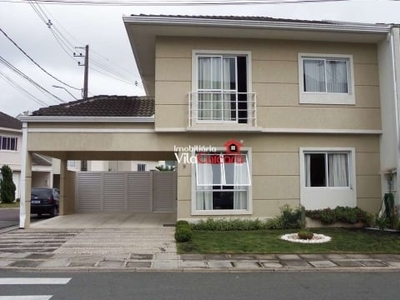 Casa em condomínio fechado com 3 quartos à venda no abranches, curitiba , 153 m2 por r$ 1.100.000