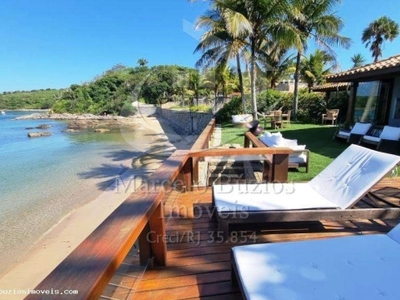 Casa frente mar para venda em armação dos búzios, ferradura, 5 dormitórios, 5 suítes, 8 banheiros, 4 vagas