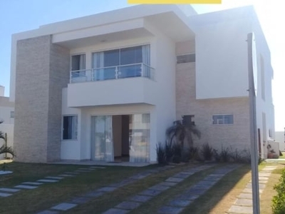 Casa no alphaville litoral norte 2 4/4 sendo 3 suítes para locação