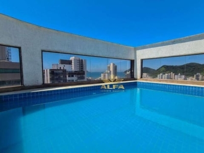 Cobertura à venda, 236 m² por r$ 1.500.000,00 - jardim astúrias - guarujá/sp