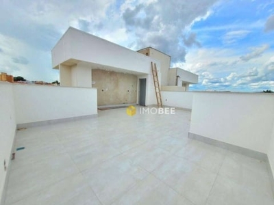 Cobertura com 2 dormitórios à venda, 100 m² por r$ 520.000,00 - jardim atlântico - belo horizonte/mg