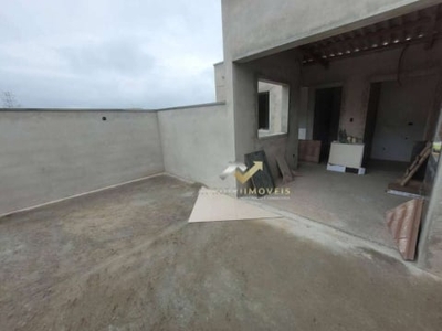 Cobertura com 2 dormitórios à venda, 78 m² por r$ 489.000,00 - vila gilda - santo andré/sp