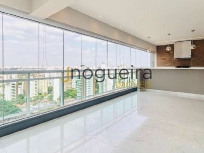 Cobertura com 3 dormitórios à venda, 280 m² por r$ 5.600.000,00 - campo belo - são paulo/sp