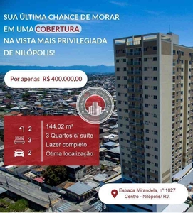 Cobertura com 3 quartos à venda no bairro Centro, 144m²