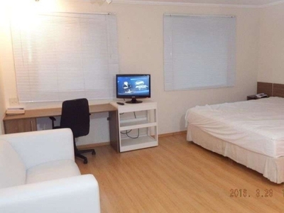 Flat com 1 quarto para alugar na av ibirapuera, 2907, moema, são paulo, 30 m2 por r$ 2.130