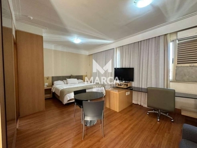 Flat para aluguel, 1 quarto, 1 vaga, lourdes - belo horizonte/mg