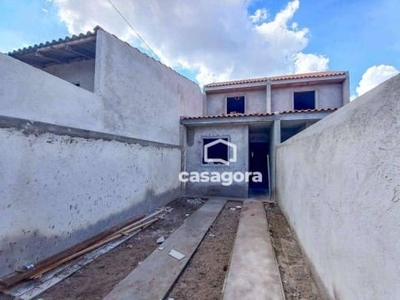 Sobrado com 3 dormitórios à venda, 50 m² por r$ 220.000,00 - campo de santana - curitiba/pr