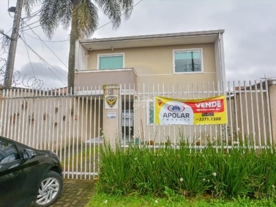 Sobrado residencial para venda no cajuru em curitiba, 134.8 m²