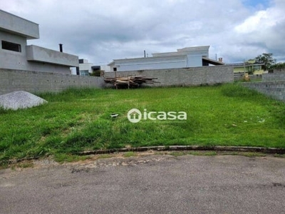 Terreno à venda, 342 m² por r$ 300.000,00 - condomínio terras do vale - caçapava/sp