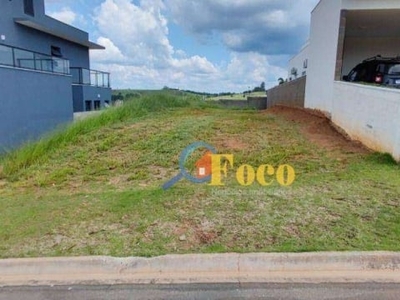 Terreno à venda, 384 m² por r$ 255.000,00 - ecologie residencial itatiba - itatiba/sp