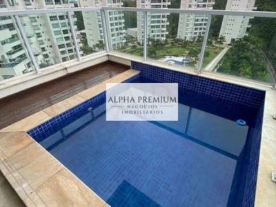 The penthouses/locação, 367m2 a.u, 4 suites, 5 vagas,piscina