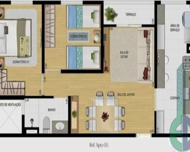 Apartamento com 2 quartos a venda em Maua SP, apartamento com 2 dormitórios a venda em Mau