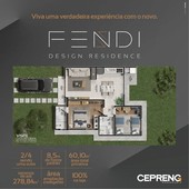 Lançamento Fendi 2/4 com suíte próximo a Av. Nóide Cerqueira