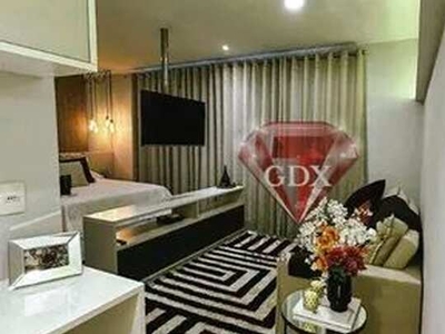Apartamento com 1 dormitório para alugar, 36 m² por R$ 4.750/mês - Brooklin - São Paulo/SP