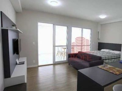 Apartamento com 1 dormitório para alugar, 44 m² por R$ 5.022,00/mês - Brooklin - São Paulo