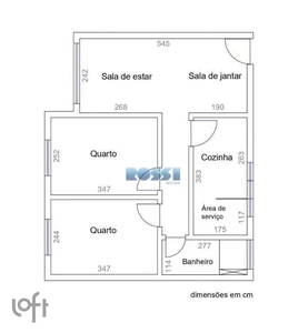 Apartamento à venda em Água Rasa com 51 m², 2 quartos, 1 vaga