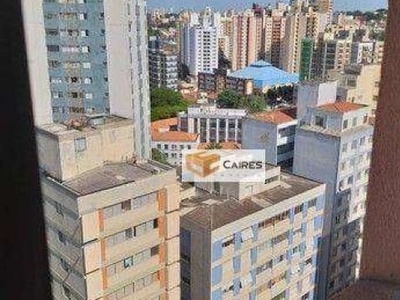 Apartamento com 1 dormitório à venda, 50 m² por r$ 215.000,00 - centro - campinas/sp