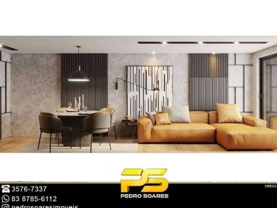 Apartamento com 2 dormitórios à venda, 62 m² por r$ 556.000 - aeroclube - joão pessoa/pb #pedrosoares