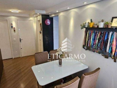 Apartamento com 3 dormitórios à venda, 54 m² por r$ 266.000 - vila carmosina - são paulo/sp