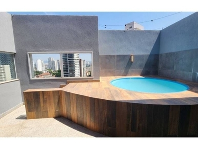 Pompéia / vila anglo - cobertura duplex, churrasqueira, piscina, 3 dormitórios, 3 vagas