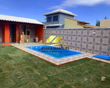Linda casa com 2 quartos com piscina próximo à praia de Unamar, Tamoios - Cabo Frio - RJ