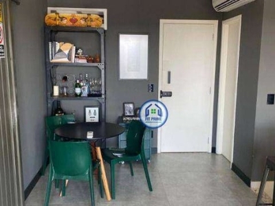 Apartamento com 1 dormitório, 55 m² - venda por r$ 620.000 ou aluguel por r$ 3.600/mês - jardim tarraf - são josé do rio preto/sp