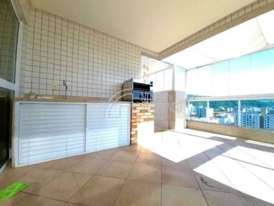 Apartamento com 3 quartos à venda na rua ceará, 20, pompéia, santos, 140 m2 por r$ 1.680.000