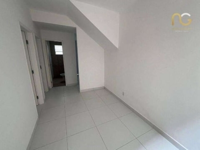 Casa com 2 dormitórios à venda, 50 m² por r$ 255.000,00 - jardim real - praia grande/sp