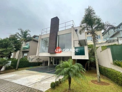 Casa com 4 dormitórios, 525 m² - venda por r$ 5.500.000,00 ou aluguel por r$ 25.000,00/mês - tamboré 10 - santana de parnaíba/sp